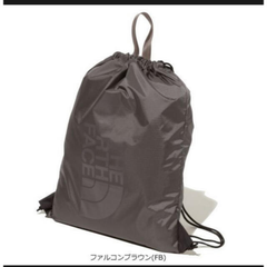 【未開封新品】ノースフェイス　ナップサック　13L  ブラウン色　エコバッグ