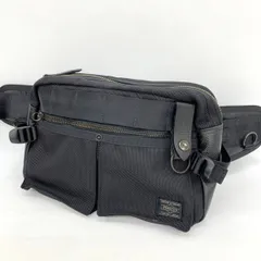 PORTER ポーター HEAT ヒート ウエストバッグ 703-07971 ボディーバッグ カバン 斜めがけ A5サイズ収納可 メンズ ブラック 鞄 DF15724■