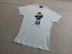 ラルフローレン　RALPH LAUREN　Tシャツ　レディース　L　ポロベアー　グレー　h6934i