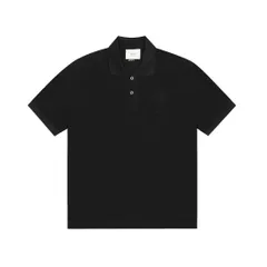 美品】AMI Paris アミパリス ポロシャツ Sサイズ ブラック 半袖
