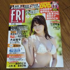 ❖ FRI DAY ❖〘11/24号〙【未読品】△特別付録のDVDは付いていません。○W袋とじ(未開封)・グラビア等は綺麗な状態です！▶画像・詳説を御覧ください！は
