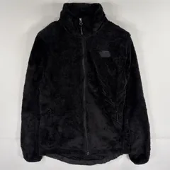 古着 ザ・ノースフェイス THE NORTH FACE フルジップフリースジャケット トレーナー ボア ワンポイントロゴ刺繍 S  ブラック レディース
