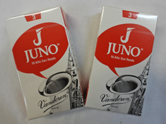 バンドーレン)アルトサックスリード　JUNO（ジュノ）　3番　2箱セット【＊コンパクト梱包で送料無料！】＜これから始める君に！＞