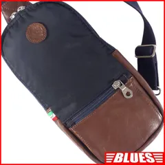 Orobianco オロビアンコ ボディバッグ スリングバッグ イタリア製 茶 ネイビー 紺メンズ ショルダーバッグ 革 ボディバッグ一覧←SEULB屋着古← TY3903