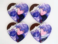 4個 瀬名泉 一番カフェ あんさんぶるスターズ! ～胸きゅん!ショコラパーティー♪～ ハート型缶バッジ Part2