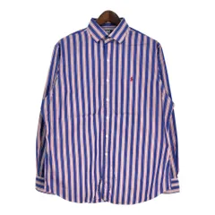 RALPH LAUREN ラルフローレン 長袖シャツ ストライプ マルチカラー(メンズ XL)中古 古着 T7515
