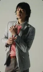 【中古】コレクションカード(男性) RAIN(ピ)/膝上・衣装グレー・ピンク・左手腕時計/PSP専用ソフト「RAIN WONDER TRIP」(通常盤)(ULJS 00073))特典フォトカード