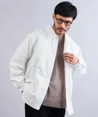 新品 未使用 JIGGYS SHOP(ジギーズショップ)ストレッチCNブロード中綿シャツ 217723 ホワイトのサムネイル