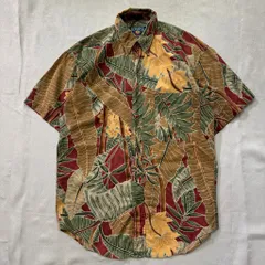 DT8006P CHAPS RALPH LAUREN アロハシャツ 半袖 CHAPS RALPH LAUREN アロハシャツ 半袖 パイナップル グリーン