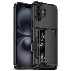 【人気商品】背面 手帳型 4枚） アイフォン16 ケース カード入れ ケース 米軍MIL規格 耐衝撃最強 （ いphone16 ケース 指紋防止 マット質 落下防止 軽量 スマホケース カード収納 iPhone iPhone 16 16 ケース for 6.1