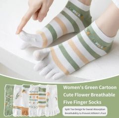 レディース ソックス 3pairs 5本指  靴下