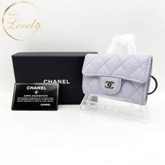 CHANEL シャネル マトラッセ キーケース 4連 シルバー金具 CHANEL シャネル マトラッセ キャビアスキン キーケース キーリング 4
