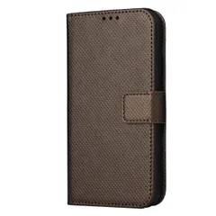 Xperia 10 IV ケース 手帳 SO-52C SOG07 エクスペリア10 マーク4  チェックレザー シンプル 手帳 ケース 【Color】 ゴールド