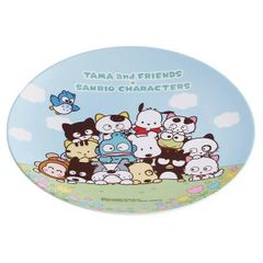 タマ＆フレンズ×サンリオキャラクターズ 薄肉メラミンプレート スケーター