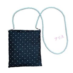 レディースショルダーバッグ 黒 小さめ パールチェーン付き 通勤 通学 斜めがけバッグ おしゃれ 2025春夏