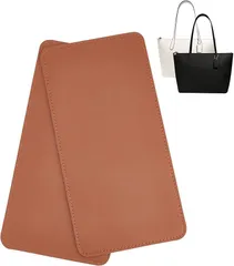 PH PandaHall バッグ底板 カバンの芯地 栗色 約15x30cm 約3.5mm厚 2枚セット PUレザー 芯材 ハンドメイド用品 手作りかばん ハンドバッグ 革製バッグ用 茶( ブラウン)