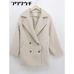 ■ RAY CASSIN レイカズン ダブル コート サイズF ベージュ レディース 【中古】 【1105260005310】