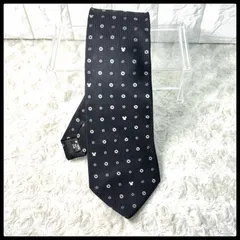 ミッキーマウス　総柄　ネクタイ　ディズニー　DISNEY　SILK　絹　日本製