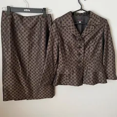 か 68    ヨシエイナバwool  ダークグレー　　ベルト付　　ジャケット9 か 68 ヨシエイナバwool ダークグレーベルト付ジャケット9