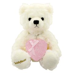 Color:ホワイト [シアーズ] Sears テディベア ぬいぐるみ ハート型 ジュエス ギフト セット (パールホワイト) tdt-01-w
