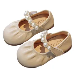 [ReiLuana] キッズ フォーマル シューズ 女の子 靴 発表会 卒園 入学 ガールズドレス 子供 人気 可愛い お洒落 フォーマルシューズ ドレス ピアノ 結婚式 楽ちん 歩きやすい インソール 簡単 脱ぎ 履き 柔ら [ベージュ] [19.5 cm]