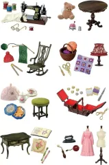 【中古】トレーディングフィギュア 全8種セット 「ぷちサンプル おばあちゃんの手芸のお部屋」