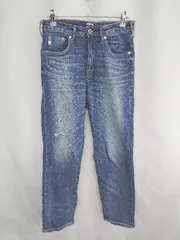 ◇ Θ AMERICAN HOLIC アメリカン ホリック ダメージ加工 デニムパンツ サイズS ブルー系 レディース E  【1409100013160】