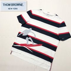 □ 46406☆夏 トムブラウン Tシャツ 鹿の子 40 ダークネイビー - メルカリ