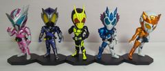 BANDAI SPIRITS 이치 반 쿠지 가면 라이더 제로 원 NO.01 feat. 레전드 가면 라이더 B 상전 5 종 세트 DEFORME-X 가면 라이더 제로 원