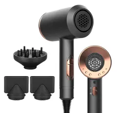 3in1スピードコントロールギア ヘアドライヤー マイナスイオン 冷熱風切替 壁掛け可 速乾ノズル付 XTgX302