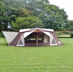 数回使用の美品☆2万相当のおまけ付き コクーン 3　コールマン マスターシリーズ 4Sワイド2ルームコクーンⅢの通販｜キャンプ用品のコールマン