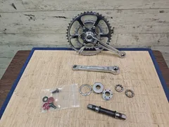 【新品未使用 箱付き】スギノ クランク 170mm シルバー BBセット 特セール)スギノ OX2-901D COMPACT PLUS シルバー 50/34T(2x10