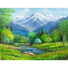 八ヶ岳遠望』☆樽見盛衛☆元流形社顧問☆M12号☆油彩 絵画