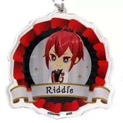 【中古】キーホルダー リドル・ローズハート 「ディズニー ツイステッドワンダーランド プレミアムバースデー2023 POP UP SHOP in アニメイト デフォルメアクリルチャームコレクション(おめかしバースデー ver.)」