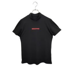 BRIEFING GOLF ブリーフィングゴルフ 20SS モックネック 半袖 シャツ BRG201M35 M ブラック