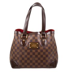 【Louis Vuitton】ルイ・ヴィトン ハムステッドPM N51205 ダミエ エベヌ ブラウン系 トートバッグ ショルダーバッグ レディース 【中古品】 USED-B 【9304】