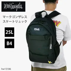 マークゴンザレス デイパック メンズ レディース バックパック B4 リュック リュックサック バッグ スケーター スケートボード ボードストラップ アーティスト 高校生 大学生 男女兼用 ユニセックス 1泊 2泊 25L ストリート カジュアル  j27-2