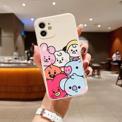 ❤️残り僅か 防弾少年団　メンバー全員 iPhoneケース各種　可愛い 韓国 iPhoneケース  BT21 グッズ おしゃれ スマホケース ビーティー21 レンズ保護 耐衝撃 アイフォン ケース かわいい 携帯カバー キャラクター おもしろ シリコン
