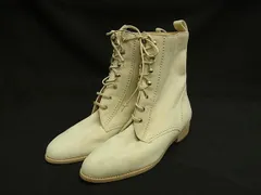 BRUNOMAGLI ブルーノマリ スエード ショートブーツ 表記サイズ 36(約23.0cm) 靴 シューズ レディース アイボリー系 DF7945