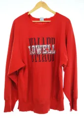 チャンピオン Champion Reverse Weave 90s 90年代 LOWELL COLLEGE LOGO SWEAT カレッジロゴスウェット スウェット レッド Lサイズ 103MT-2978