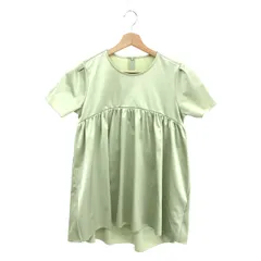 LANVIN en Bleu ランバンオンブルー 2020SS ギャザーチュニックカットソー サイズ:38 3086718 グリーン  レディース 　240001129548