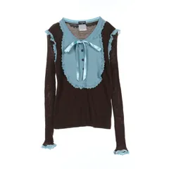 シャネル CHANEL ニット P200851101184 ブラウン ウール ニット レディース Used Bのサムネイル