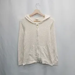 ◇ ⊇ gelato pique ジェラートピケ 長袖 パーカー サイズF ベージュ系 レディース E  【1503060006795】