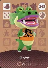 【中古】どうぶつの森amiiboカード 243：タツオ