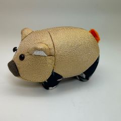 【商品番号MS-BT-1】木目込み人形　豚　高さ　約８ｃｍ