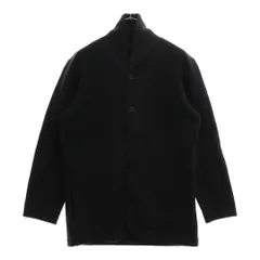 EMPORIO ARMANI (エンポリオアルマーニ) Icon Plain Knit Virgin Wool Jacket EM000513 アイコン プレーンウールニットジャケット ブラックのサムネイル
