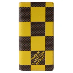 F19超美品❗️ ルイヴィトン ダミエ ポルトフォイユ・ブラザ ポルトフォイユ・ブラザ ダミエ・アンフィニ｜ルイ・ヴィトン