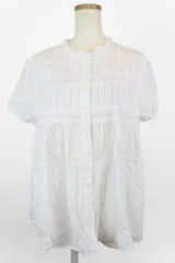 COMPTOIR DES COTONNIERS｜フレンチシックコットンレースブラウス