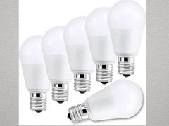 Hzfluo LED電球 E17口金 60W形相当 電球色 ミニクリプトン電球 6個 新品 3000K 広配光タイプ 密閉形 断熱材施工器具 対応 600lm PSE認証