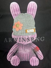 No.103  ニットキャップ/ラビット/ギミック/プリントTシャツ/フリーサイズ/新品未使用/タグ有り
